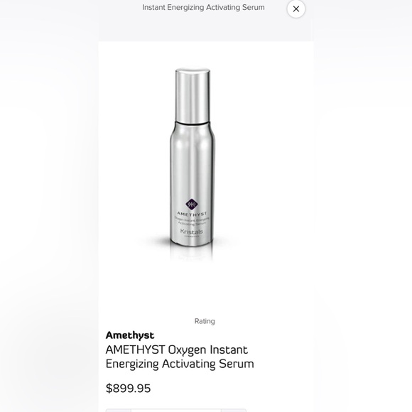 Kristals Amethyst Oxygen Instant Energizing Activating Serum New in Box - Picture 1 of 1